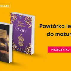 Dwie książki: "Zbrodnia i kara" Dostojewskiego i "Makbet" Szekspira, idealne do powtórki lektur w szkole średniej.