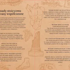 Zasady stoicyzmu w literaturze: filozofia Zenona, Marka Aureliusza i P. Pigliucciego, praktyczne wskazówki na co dzień.