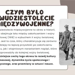 Mężczyźni w mundurach z okresu dwudziestolecia międzywojennego, symbolizującego nadzieję i narastające napięcia przed II wojną światową.