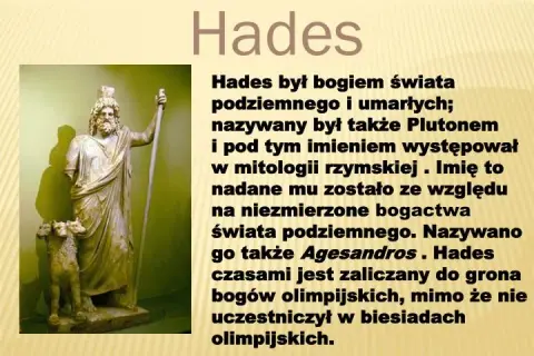 Mit o Hadesie streszczenie: tajemnice władcy podziemi i jego mity