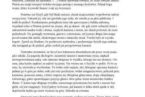 Mit o Syzyfie cały: Jak absurd życia wpływa na naszą egzystencję