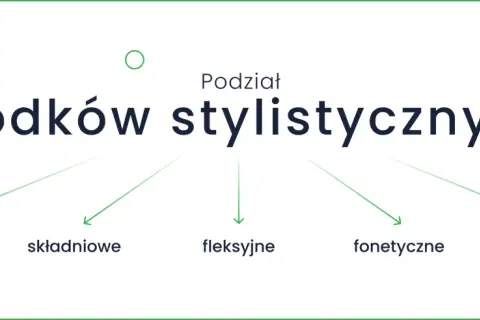 Podział środków stylistycznych w wierszu: wyrazowe, składniowe, fleksyjne, fonetyczne, w ujęciu retoryki.
