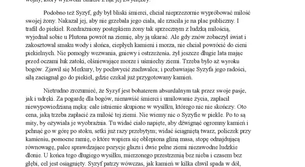 Mit o Syzyfie cały: Jak absurd życia wpływa na naszą egzystencję